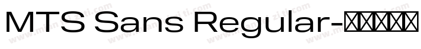 MTS Sans Regular字体转换